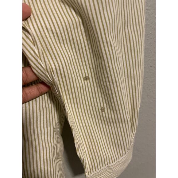 Vintage Tia Designs Shirt Womens Medium Stripe Embroidered Safari Animals USA - Picture 2 of 8